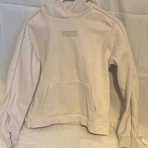 Puma Men's Cream Crewneck Hoodie Pullover